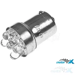 Żarówka kierunkowskazu, lampy tylnej, 5 LED, BA15S, 12V, biała