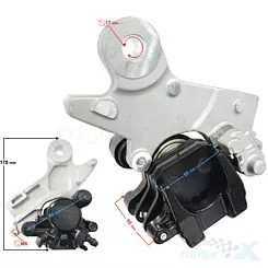 Zacisk hamulcowy tylny Barton Stratos 125