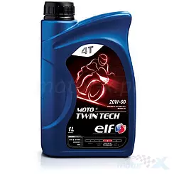Olej silnikowy  ELF Moto 4 Twin Tech półsyntetyczny 4T 20W60 1L