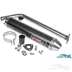 Końcówka tłumika Giannelli Enduro Carbon, Aprilia MX 125 04-08 (E)