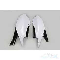 Osłony tylne górne komplet białe UFO Plast Yamaha YZF / WRF 250-450