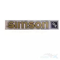 Naklejka Simson złoty 1 sztuka