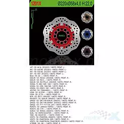 Tarcza hamulcowa NG 1201X pływająca