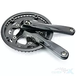 Korba rowerowa, prawa + lewa, 175mm, 46x34 zęby, czarna, Shimano Octalink FC-2450, AFC2450E64CL