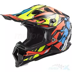 Kask offroad LS2 MX700 Subverter Evo Rascal Black Orange