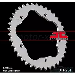 Zębatka tylna 520 38 zębów JT Sprockets JTR751