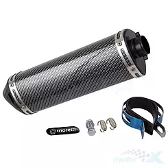 Tłumik, wydech uniwersalny, Moretti Parts ALU05