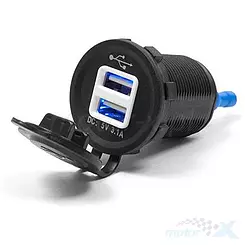 Gniazdo USB Quick Charge 3.0 Biketec BTMUS11