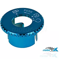 Osłona stacyjki niebieska TNT Beta / CPI / Malaguti / MBK / Keeway / Suzuki / Yamaha