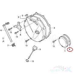 Uszczelka pokrywy silnika prawej Athena S410210016008