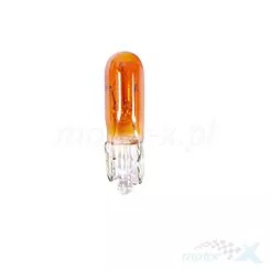 Żarówka T05 W2x4.6D 12V 1.2W, pomarańczowa