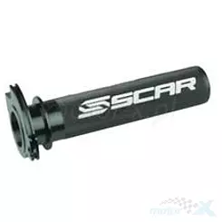 Manetka prawa gazu, rolgaz z łożyskiem, aluminiowa, czarna, Scar Racing TT502