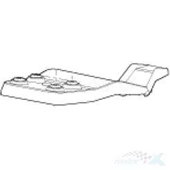 Wspornik tablicy rejestracyjnej górny Benelli TRK 702 / TRK 702 X