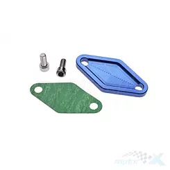 Pokrywka dozownika oleju, niebieska, WM Motor CNC, Minarelli AM 2T LC