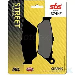 Klocki hamulcowe ceramiczne SBS Ceramic Street 674HF