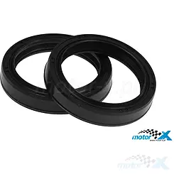 Uszczelniacze amortyzatorów przednich 43x55x9.5/10.5mm, Athena, Kawasaki / Suzuki / Yamaha / Kayaba 43mm / White Power 43mm
