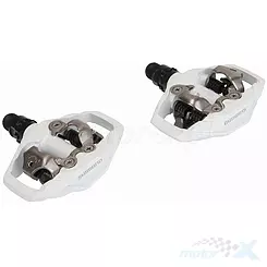 Pedały rowerowe, białe, Shimano, SPD M530 BOX