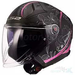 Kask otwarty LS2 OF603 Infinity II Lotus Matowy Różowy
