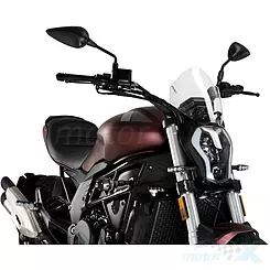 Szyba czołowa, transparentna, Puig 3690W, Benelli 502C