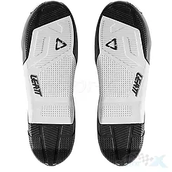 Podeszwy do butów Cross LEATT 4.5 / 5.5 FLEXLOCK SOLE PAIR WHITE BLACK