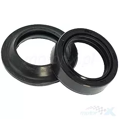 Uszczelniacze amortyzatora przedniego, 30x40.5x10.5mm + 30x40.5x8/13mm, Junak