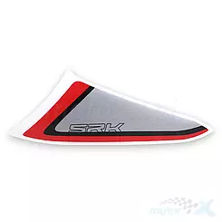 NAKLEJKA LEWEJ TYLNEJ OSŁONY GÓRNA QJMotor SRK 125 R
