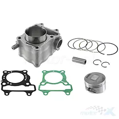 Cylinder kompletny 58.00mm 150cc, sworzeń tłoka 14mm, RMS Evok STD, Honda Pantheon / S Wing / SH / Dylan / PS 150 4T LC