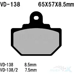 Klocki hamulcowe Vesrah Organic VD-138