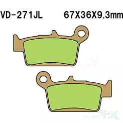 Klocki hamulcowe Vesrah Sintered Metal VD-271JL