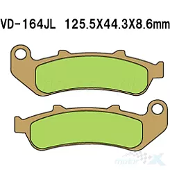 Klocki hamulcowe Vesrah Sintered Metal VD-164JL