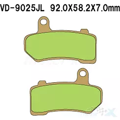 Klocki hamulcowe Vesrah Sintered Metal VD-9025JL