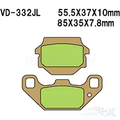 Klocki hamulcowe Vesrah Sintered Metal VD-332JL