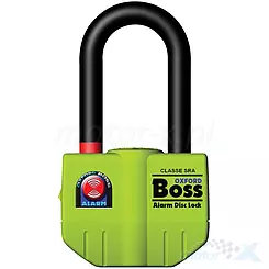 Blokada antykradzieżowa U-Lock 14mm z alarmem 110DB i przypominaczem żółta Oxford Boss