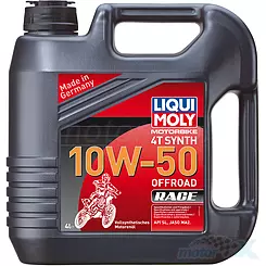 Olej silnikowy 4T, Liqui Moly Offroad Race, 10W50 syntetyczny 4L
