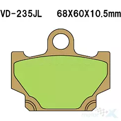 Klocki hamulcowe Vesrah Sintered Metal VD-235JL