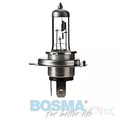 Żarówki H4 P43T 12V 60/55W białe Bosma Plus 50% 3929 2 sztuki