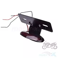Lampa tylna LED uniwersalna ciemny klosz z podświetleniem tablicy