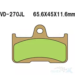 Klocki hamulcowe Vesrah Sintered Metal VD-270JL