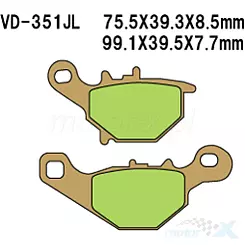 Klocki hamulcowe Vesrah Sintered Metal VD-351JL