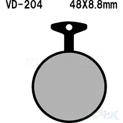 Klocki hamulcowe Vesrah Organic VD-204
