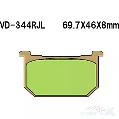 Klocki hamulcowe Vesrah  VD-344RJL
