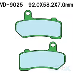 Klocki hamulcowe Vesrah Organic VD-9025