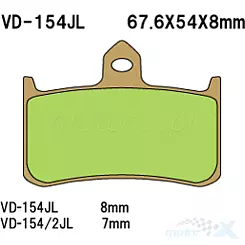 Klocki hamulcowe Vesrah Sintered Metal VD-154JL