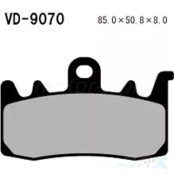 Klocki hamulcowe Vesrah VD-9070