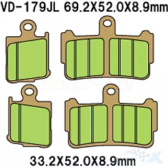 Klocki hamulcowe Vesrah Sintered Metal VD-179JL