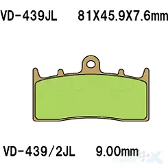 Klocki hamulcowe Vesrah Sintered Metal VD-439JL