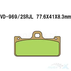 Klocki hamulcowe Vesrah Organic VD-969SRJL