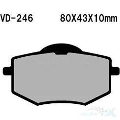 Klocki hamulcowe Vesrah Organic VD-246
