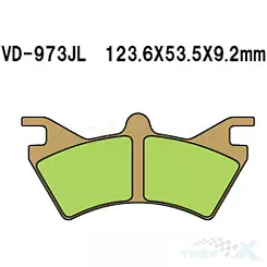 Klocki hamulcowe Vesrah Sintered Metal VD-973JL