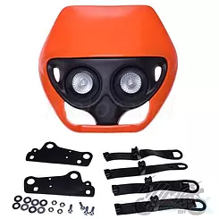 Lampa uniwersalna przednia z halogenami pomarańczowa